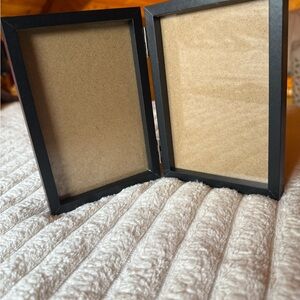 Black Double Picture Frame